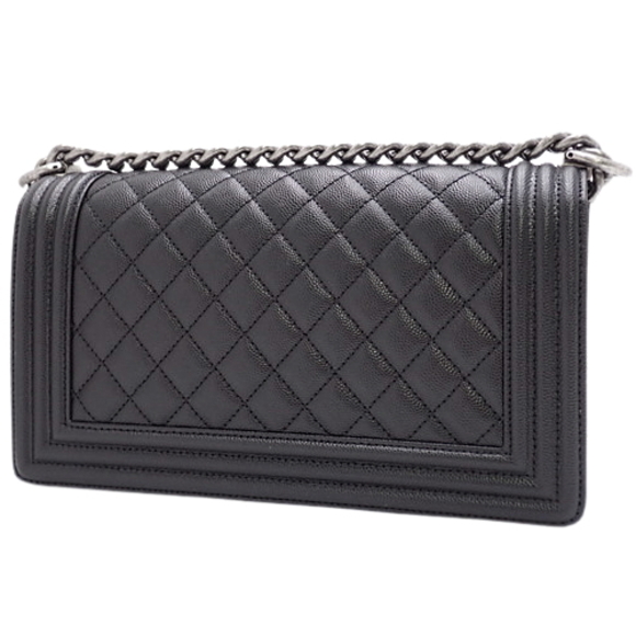 Chanel Shoulder Black Boy  Chain Bag - Picture 1 of 6